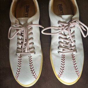 Tennis Shoes Baseball Theme Stitching Sz 12